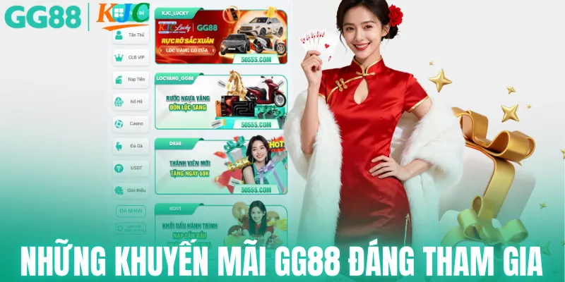 Điểm mặt những khuyến mãi GG88 đáng tham gia