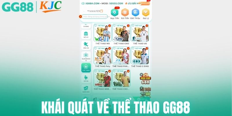 Khái quát về thể thao GG88