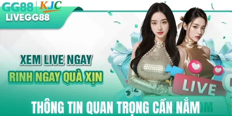 Thông tin quan trọng cần nắm